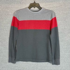 Boys Urban Pipeline Striped Thermal Tee - Size L